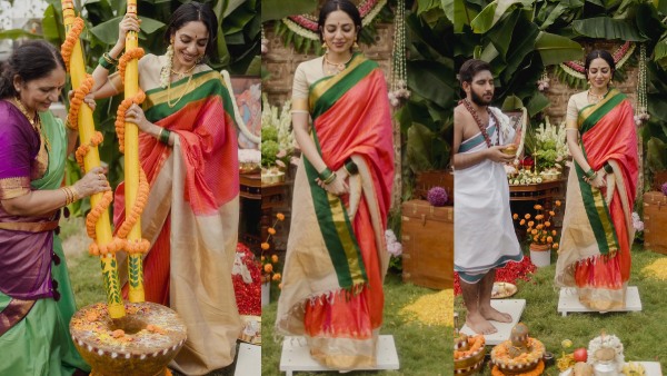 Sobhita s Pasupu Saree Is From Naga Chaitanya s Mother