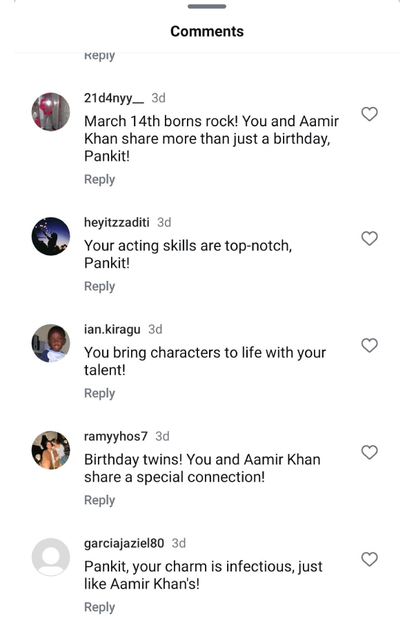 Fans Compare Actor Pankit Thakker With Aamir Khan