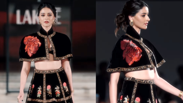 Ananya Panday Turns Muse For Rohit Bal At Lakme Fashion Week