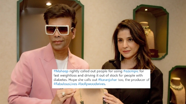 Karan Johar Offended By Maheep s Comment On Weight Loss