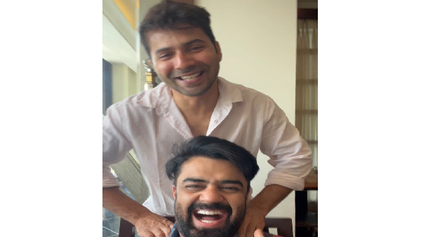 Maniesh Paul And Varun Dhawan s Fun Bonding