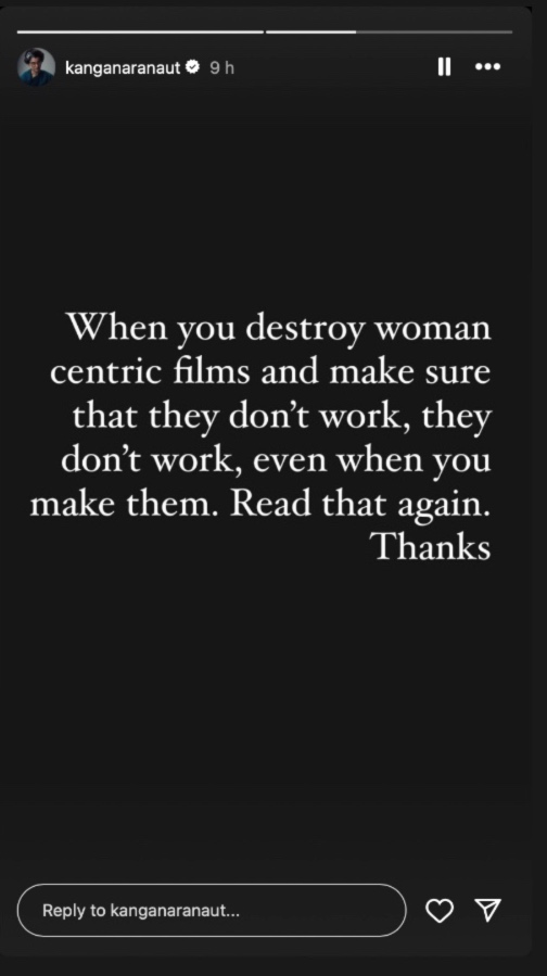 Kangana Ranaut Drops Cryptic Post For Alia Bhatt s Jigra