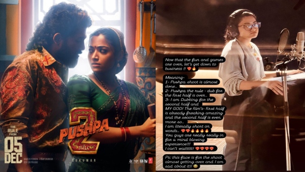 Rashmika Mandanna Dubs For Allu Arjun s Pushpa 2