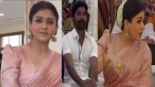 VIRAL Nayanthara amp amp Dhanush Come Face-To-Face At A Wedding VIRAL Nayanthara amp amp Dhanush Come Face-To-Face At A Wedding