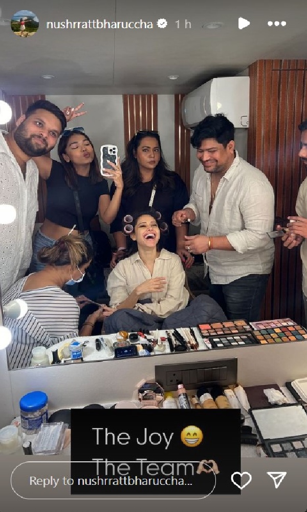 Nushrratt Bharuccha Teases The Fans With A Sneak Peek