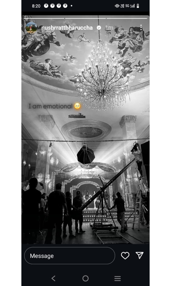 Nushrratt Bharuccha Teases The Fans With A Sneak Peek