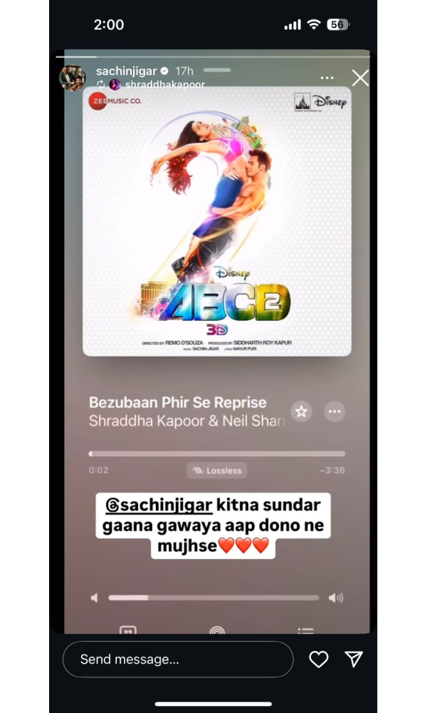 Shraddha Kapoor Sings Praises For Musical Maestros Shraddha Kapoor Sings Praises For Musical Maestros