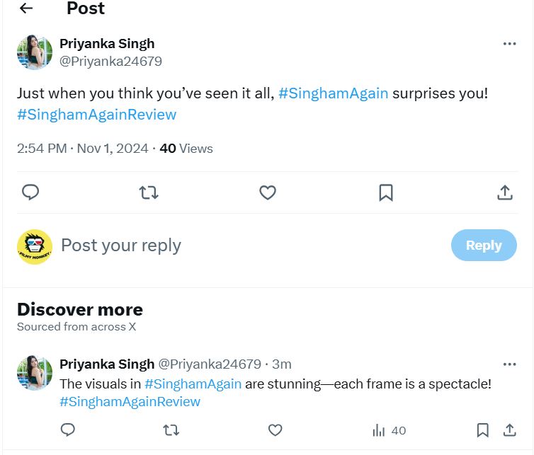 Singham Again Visuals