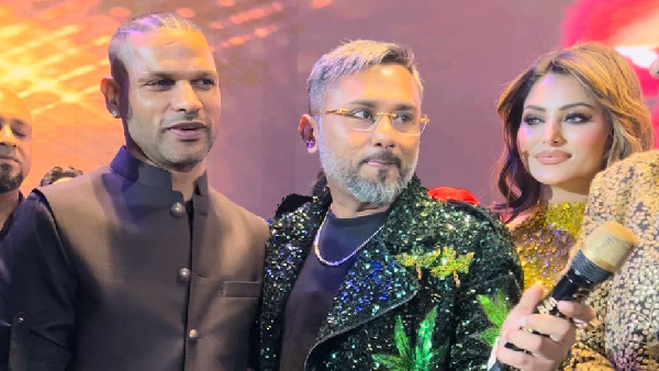 Urvashi Rautela And Yo Yo Honey Singh s Diwali Moment Urvashi Rautela And Yo Yo Honey Singh s Diwali Moment