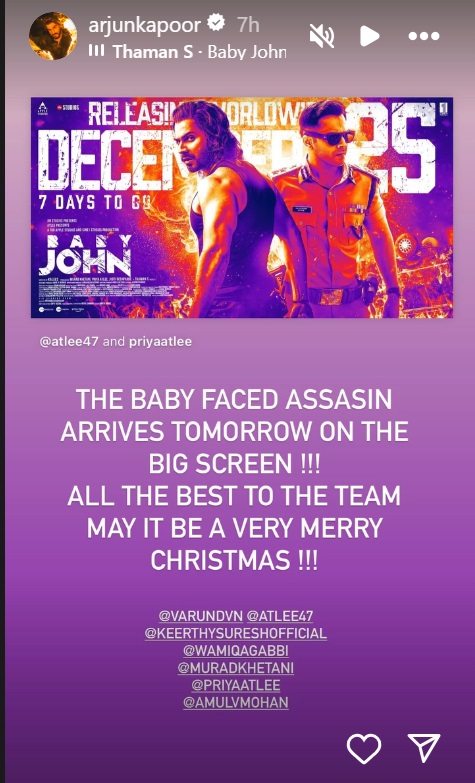 Entertainment Live Updates: Arjun Kapoor Sends Best Wishes To Baby John Team