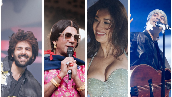 Kartik Aaryan Vaani Kapoor Disha Patani Jubin Nautiyal amp amp Sunil Grover bring the night alive with their performances