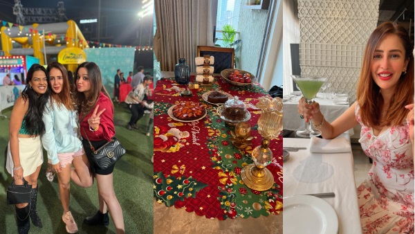 Chahatt Khanna Enjoyed Christmas Festive Vibes With Her Kids