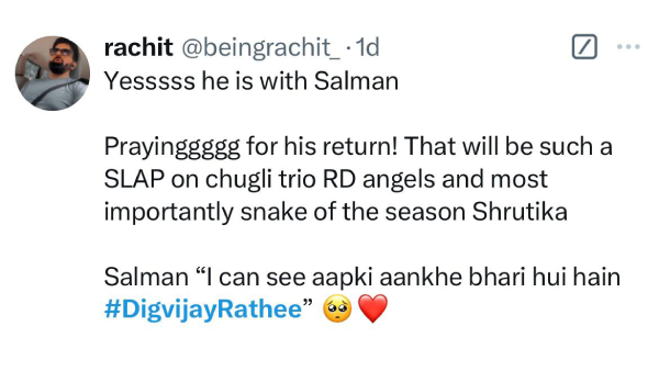 Bigg Boss 18 Fans Rally Behind Digvijay Singh