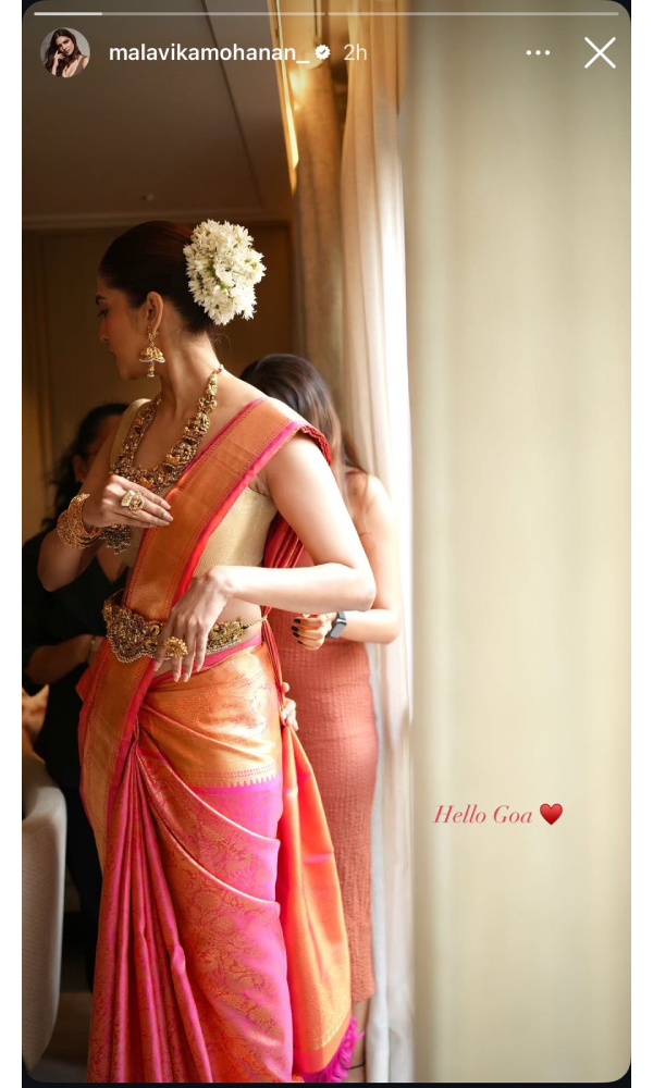 Malavika Mohanan Shares Glimpses Of Her In A Traditional