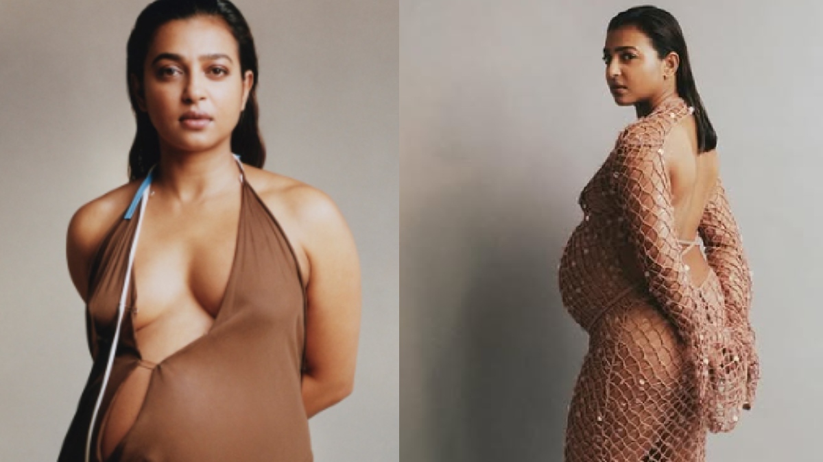 Radhika Apte Maternity Photoshoot | Radhika Apte Flaunts Bare Baby Bump A  Week Before Delivery In Photoshoot | Radhika Apte Trolled For Flaunting  Bare Baby Bump - Filmibeat