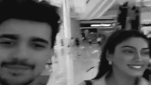 Vishal Pandey Sana Makbul Seen Together At Airport In Viral Vishal Pandey Sana Makbul Seen Together At Airport In Viral