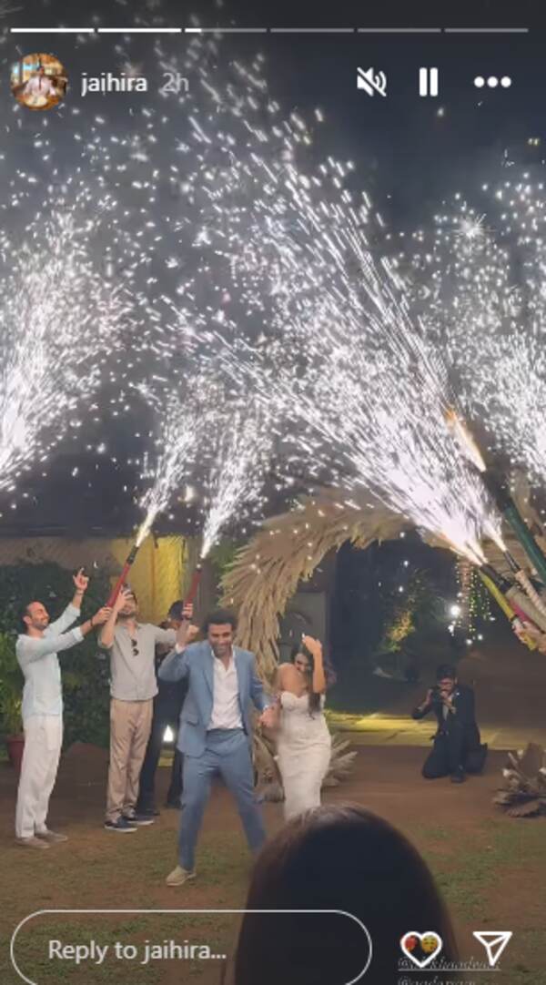 Aadar Jain amp amp Alekha Advani Walk Down The Aisle In Goa