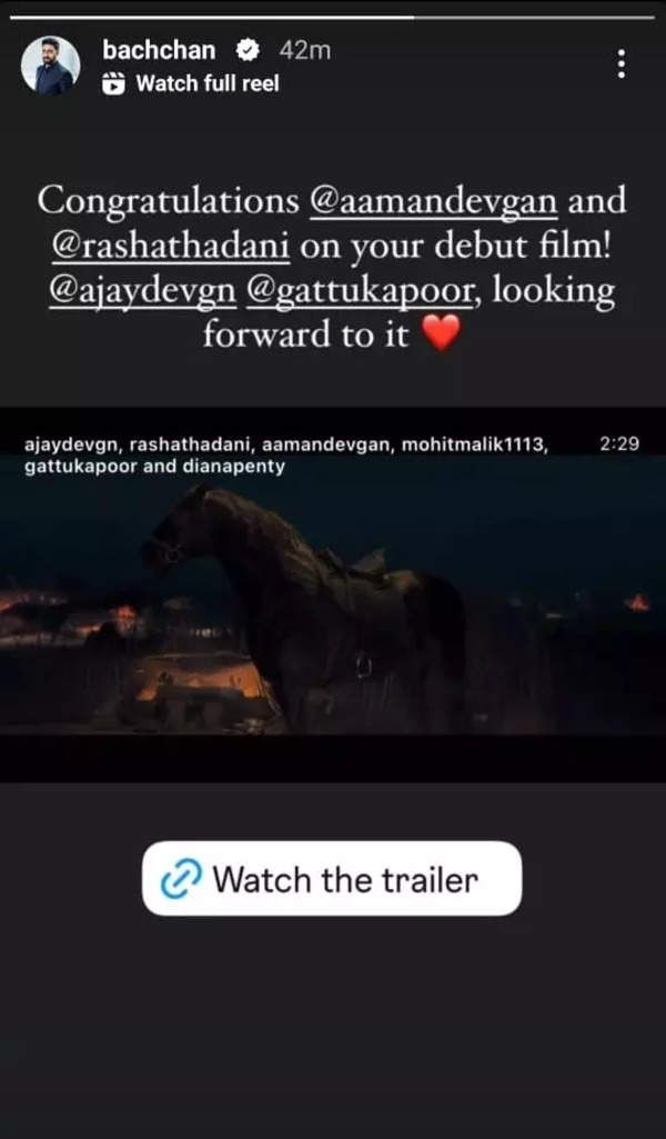 Abhishek Bachchan amp amp Vicky Kaushal Laud Azaad Trailer