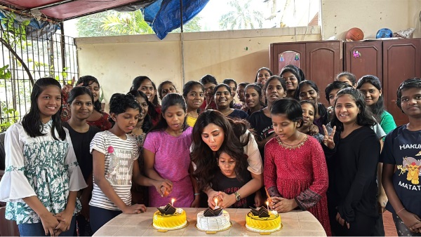 Daisy Shah Spends New Year s With Girls at an Orphanage