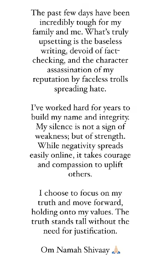 Dhanashree Makes 1st Statement On Divorce Rumours Dhanashree Makes 1st Statement On Divorce Rumours