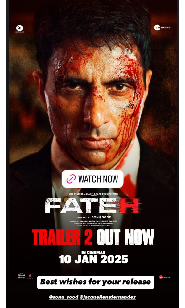 Fateh Second Trailer Release Fateh Second Trailer Release