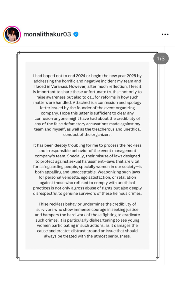 Monali Thakur Details Shocking Incident in Varanasi