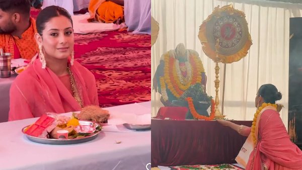 Naagin 7 Rumored Actress Isha Malviya Visits Shiv Temple Naagin 7 Rumored Actress Isha Malviya Visits Shiv Temple