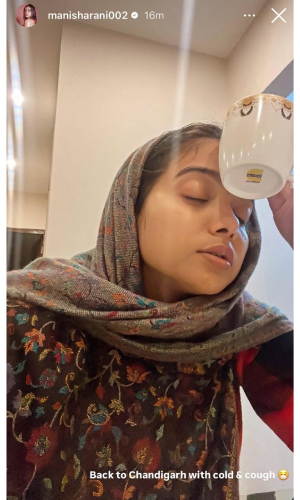 Manisha Rani Braces the Cold Shoots for Upcoming Project