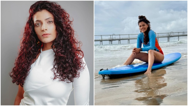 Saiyami Kher Takes A Course To Learn Surfing In Australia