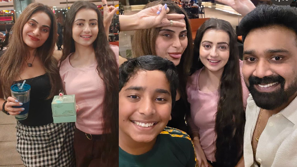 Shrutika Arjun and Chahat Pandey Reunite After Bigg Boss 18 Shrutika Arjun and Chahat Pandey Reunite After Bigg Boss 18