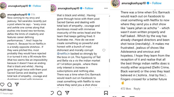 Netflix India Dubbed Dishonest amp amp Corrupt By Anurag Kashyap