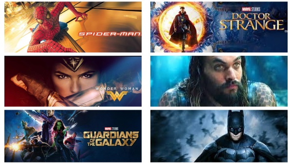 Battle of the Superheroes Team Marvel or Team DC