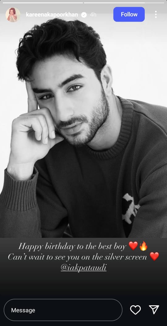 Kareena Kapoor Khan Sends Birthday Wishes To Best Boy Ibrahim Ali Khan