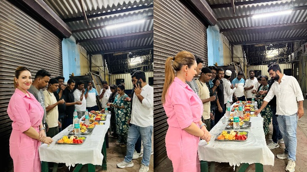 Munmun Dutta Joins Crew for Iftari on Set Munmun Dutta Joins Crew for Iftari on Set