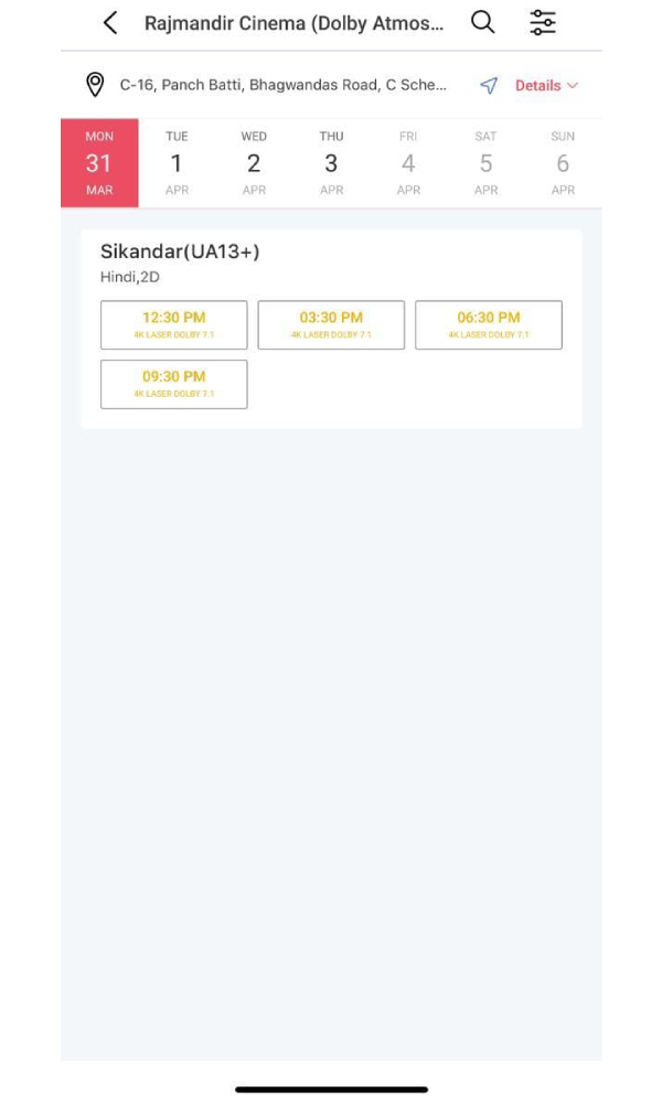 Sikandar Is Witnessing Housefull Shows In Cinemas