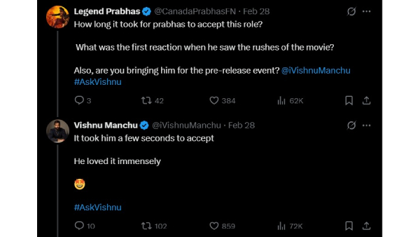 Vishnu Manchu Confirms Prabhas Did Not Charge for His Role
