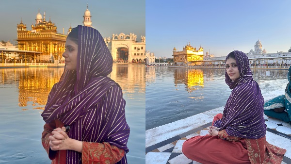 Sanjana Sanghi Visits Golden Temple