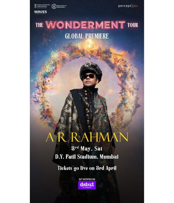 A R Rahman To Kickstart One Of A kind Wonderment Tour