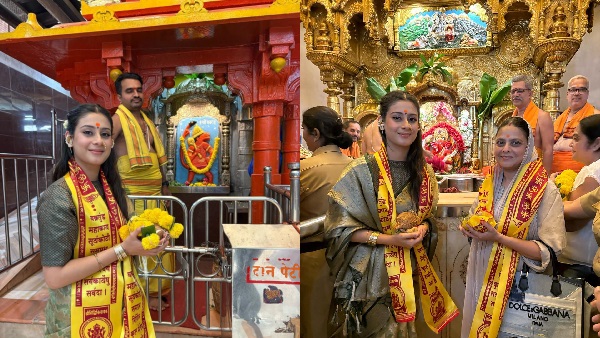 Isha Malviya Seeks Blessings at Siddhivinayak Temple Isha Malviya Seeks Blessings at Siddhivinayak Temple