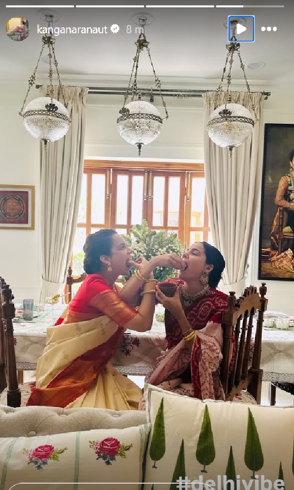 Kangana Ranaut Moves To Delhi MP House Kangana Ranaut Moves To Delhi MP House