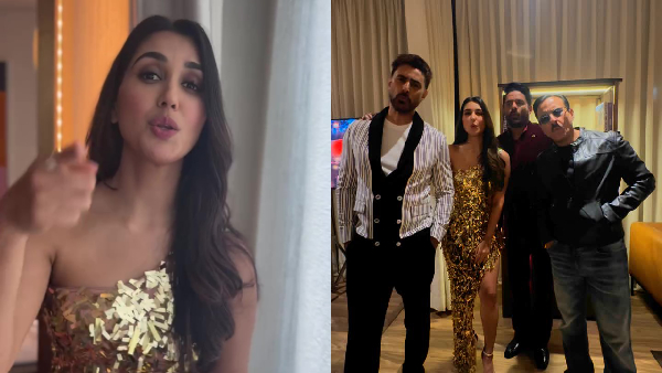Nikita Dutta Shares Fun BTS From Jewel Thief Trailer Launch Nikita Dutta Shares Fun BTS From Jewel Thief Trailer Launch