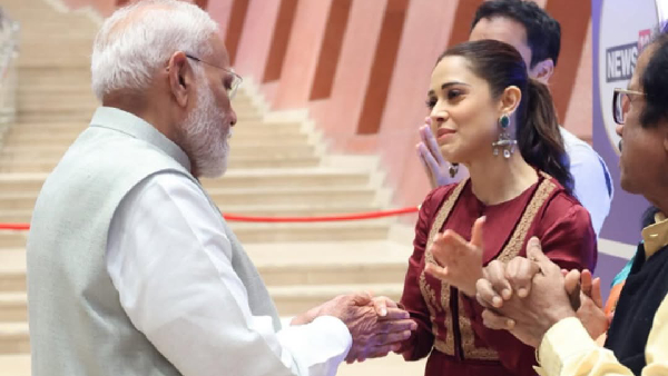 Nushrratt Bharuccha Meets PM Modi in Delhi Nushrratt Bharuccha Meets PM Modi in Delhi