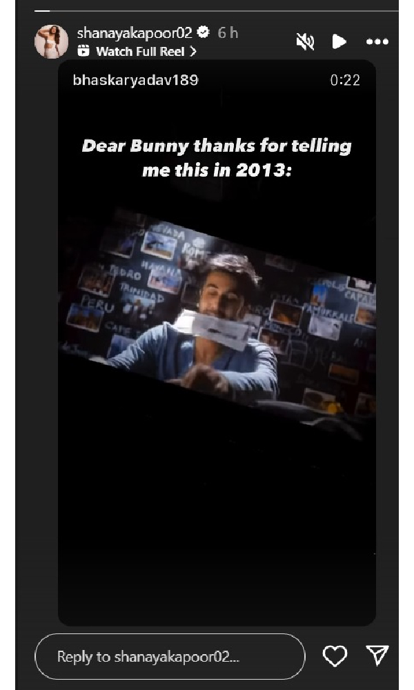 Shanaya Kapoor s Got YJHD on Her Mind and Hakka Noodles Shanaya Kapoor s Got YJHD on Her Mind and Hakka Noodles