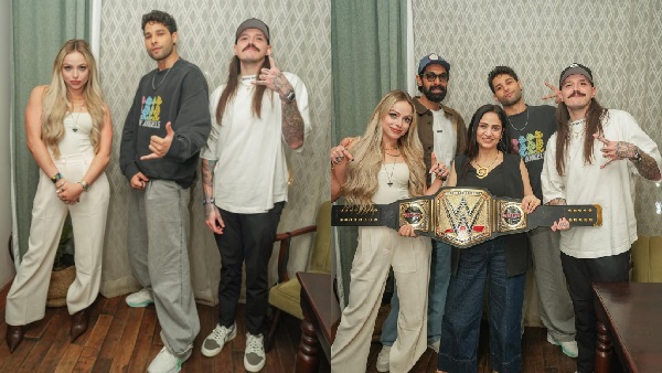 Siddhant Chaturvedi Meets WWE Star Rey Mysterio s Son