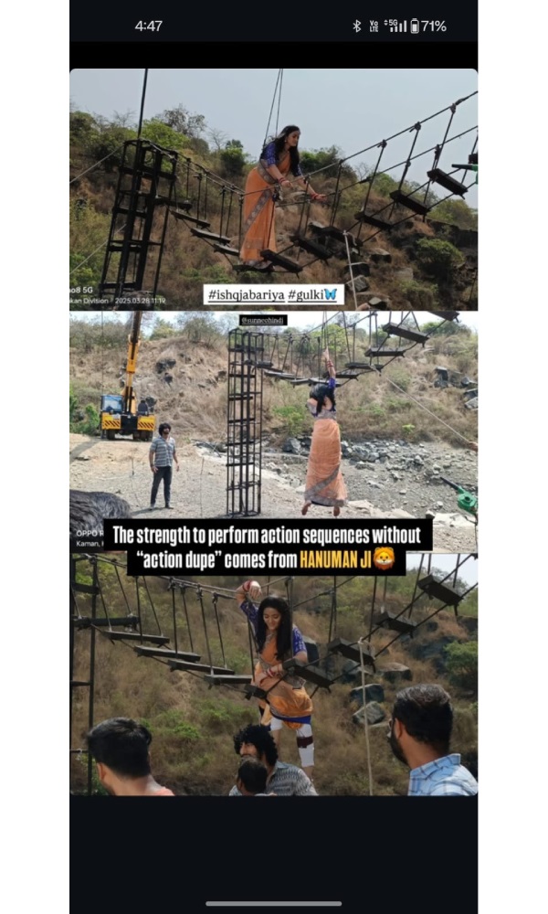 Siddhi Sharma Does On Performing Stunts In Ishq Jabariya