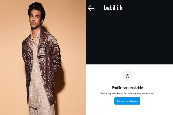 Babil Khan Instagram Account
