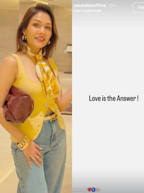 Sonu Kakkar Insatgram story