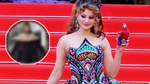 Cannes 2025 Day 5 Urvashi Rautela In Black Dramatic Dress Cannes 2025 Day 5 Urvashi Rautela In Black Dramatic Dress