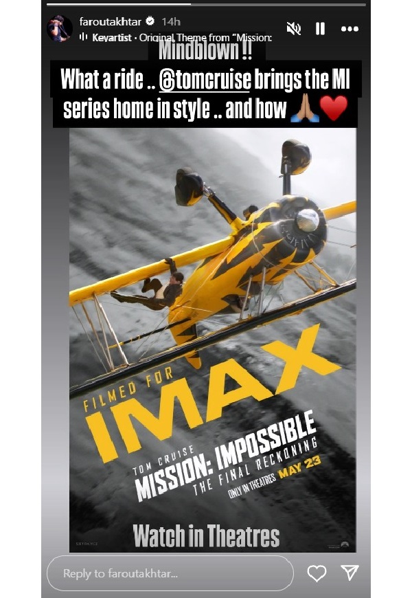 Tom Cruise Wins India Again Farhan Akhtar Rave