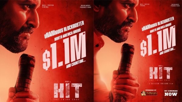 HIT 3 Box Office Collection USA 1 1 Million Milestone
